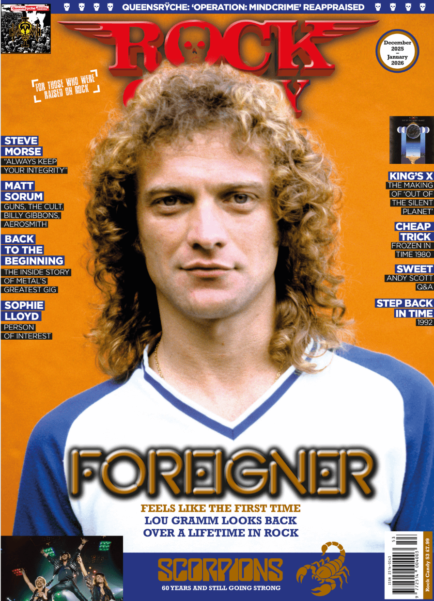 Our latest issue 53 is available right now featuring 16 pages of Foreigner in the shape of a massive exclusive interview with original vocalist Lou Gramm!