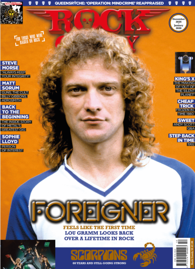Our latest issue 53 is available right now featuring 16 pages of Foreigner in the shape of a massive exclusive interview with original vocalist Lou Gramm!