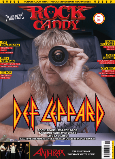 Our latest issue 56 is available right now featuring a gigantic cover story feature analysing Def Leppard’s half century of live performance.