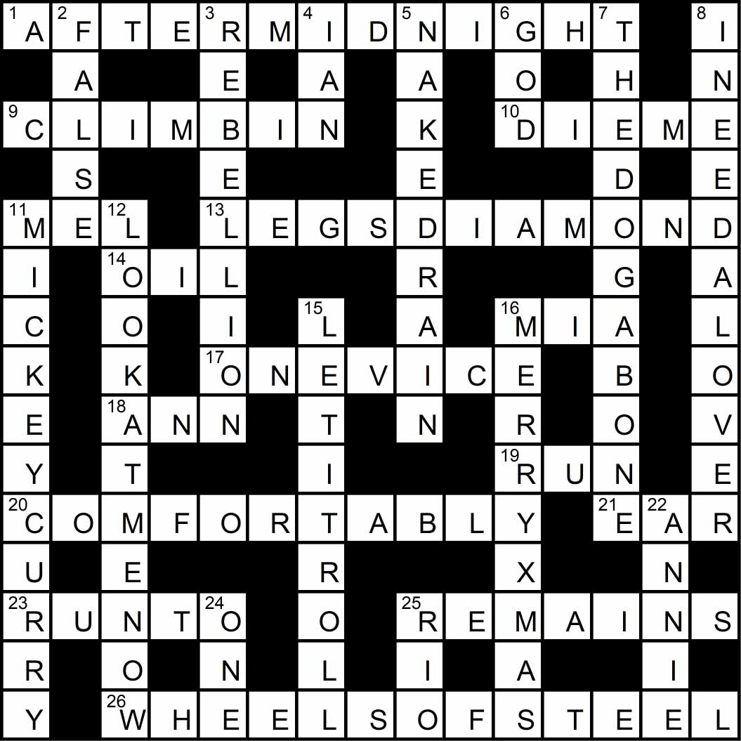 Crossword puzzle issue11
