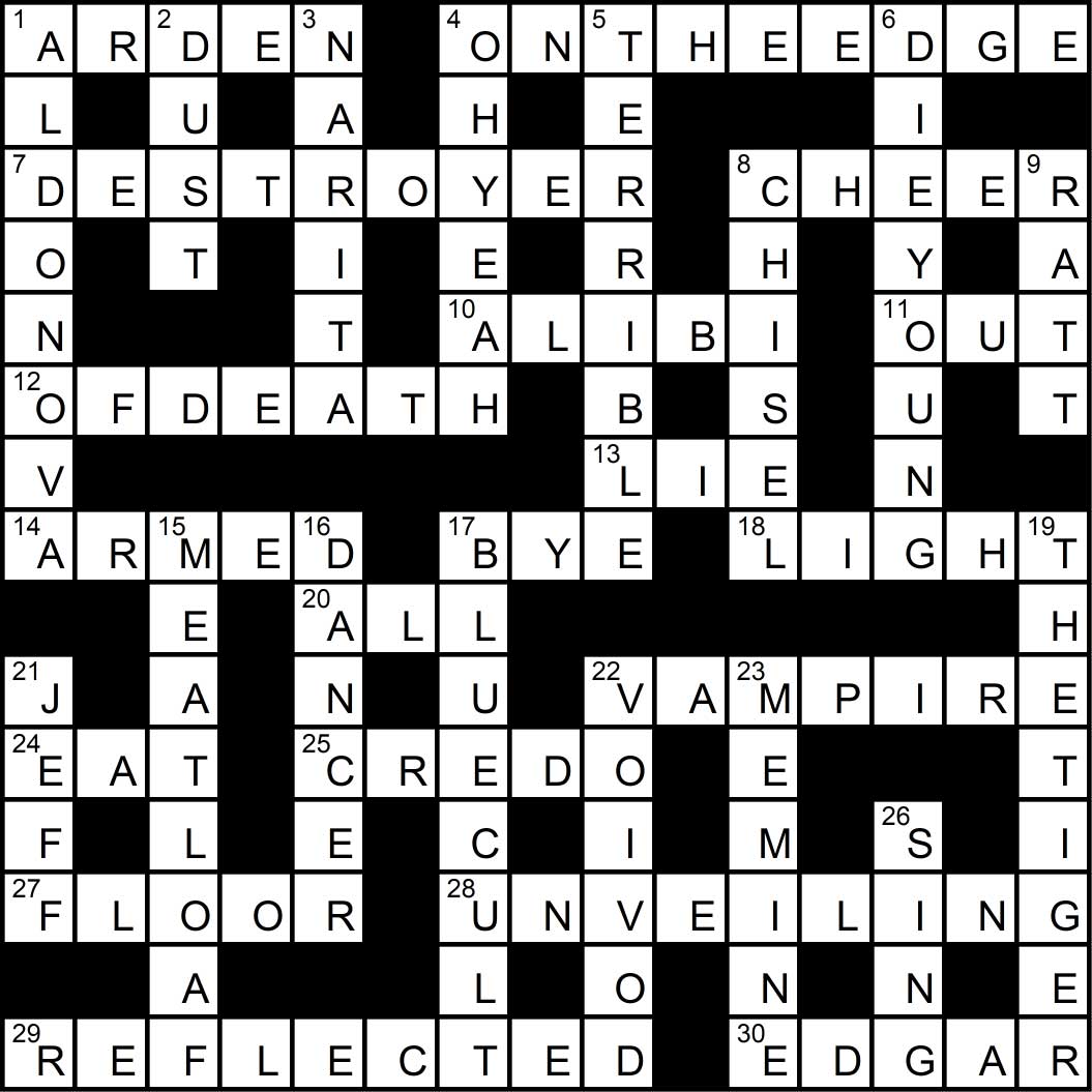 Crossword puzzle issue12