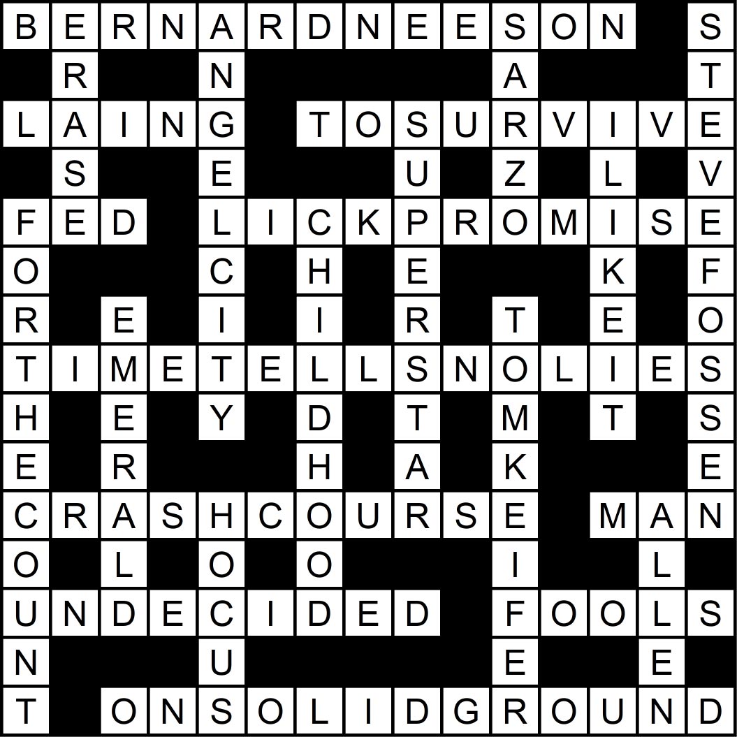 Crossword puzzle issue17