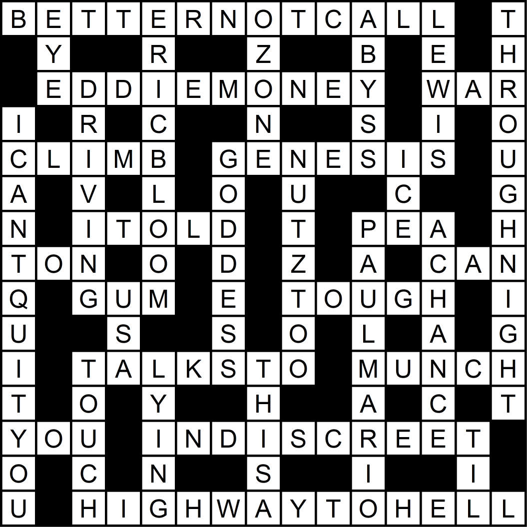 Crossword puzzle issue29