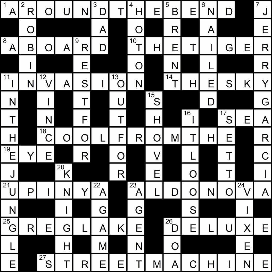 Crossword puzzle issue34