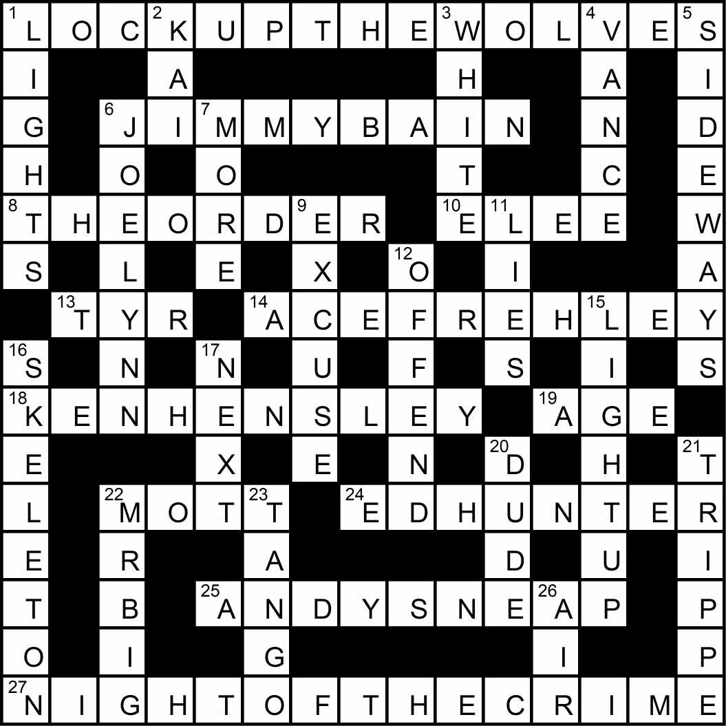 Crossword puzzle issue51