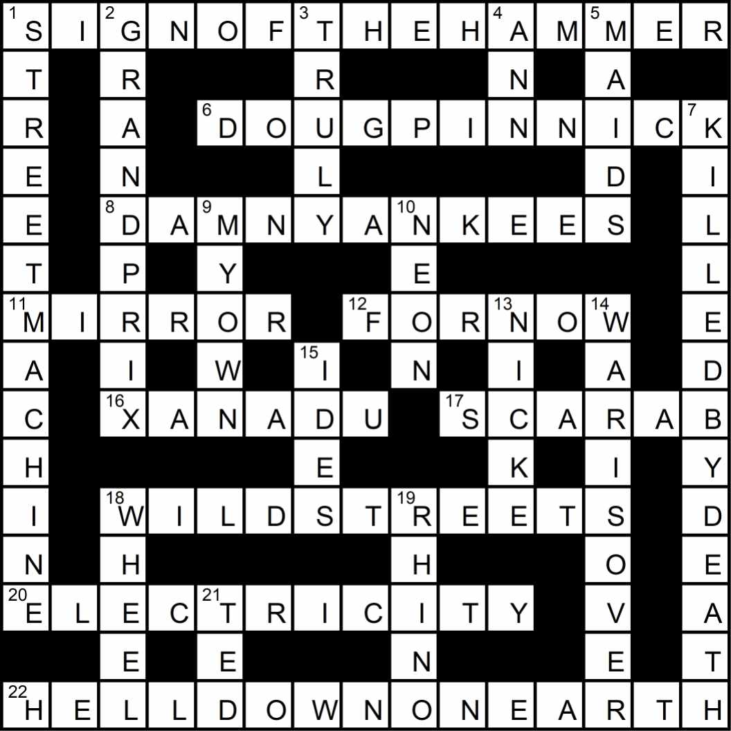 Crossword puzzle issue54