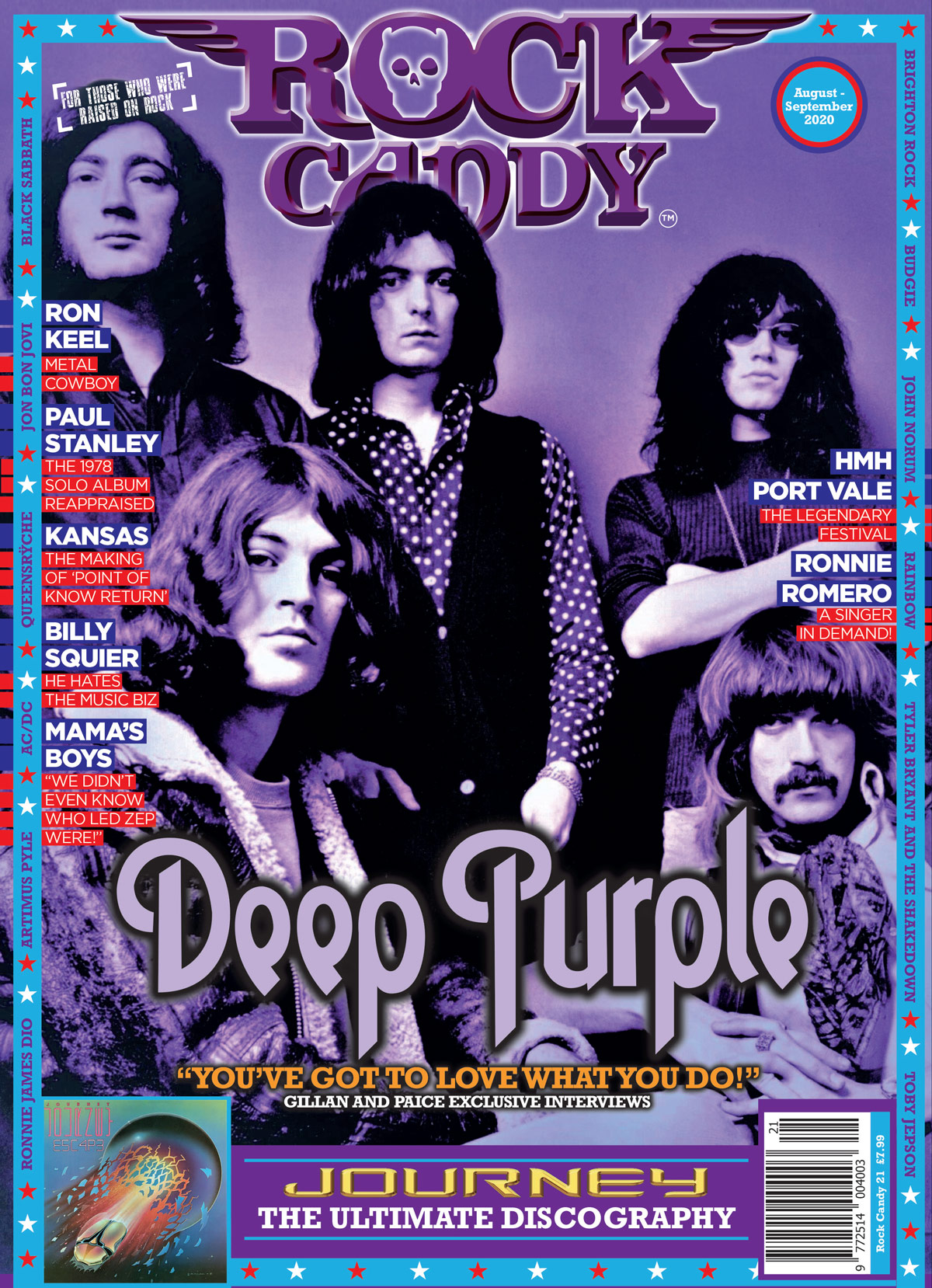 Issue 21 is available right now, featuring our fabulous cover of Deep Purple.