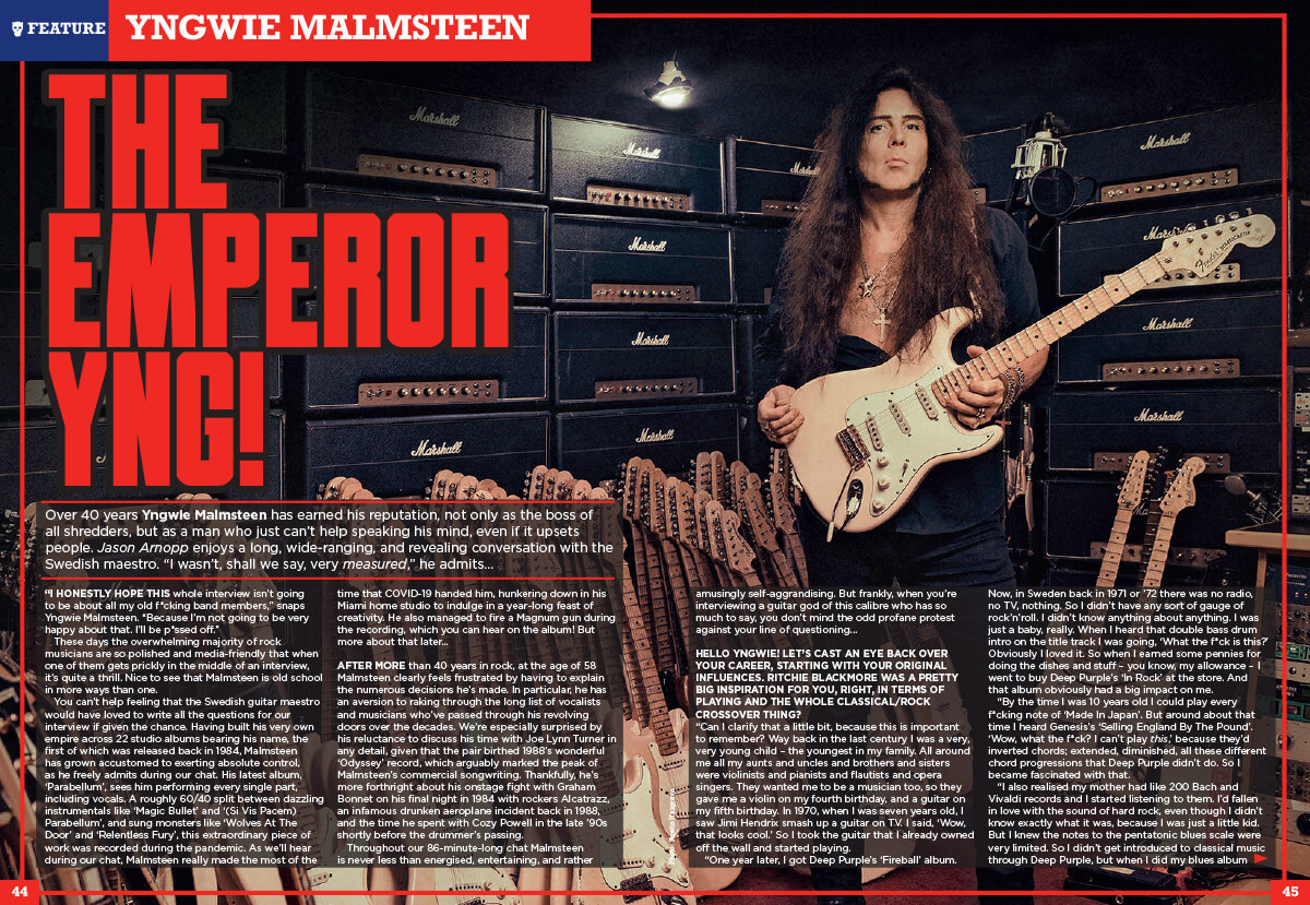 YNGWIE MALMSTEEN