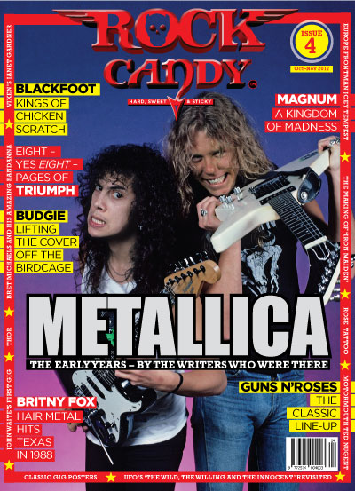 Diggin’ our vintage Metallica cover of Issue 4!