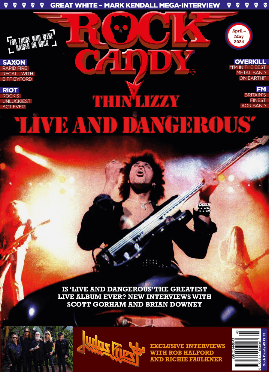 Issue 43 is available right now featuring our massive 16-page Thin Lizzy ‘Live And Dangerous’ cover story!